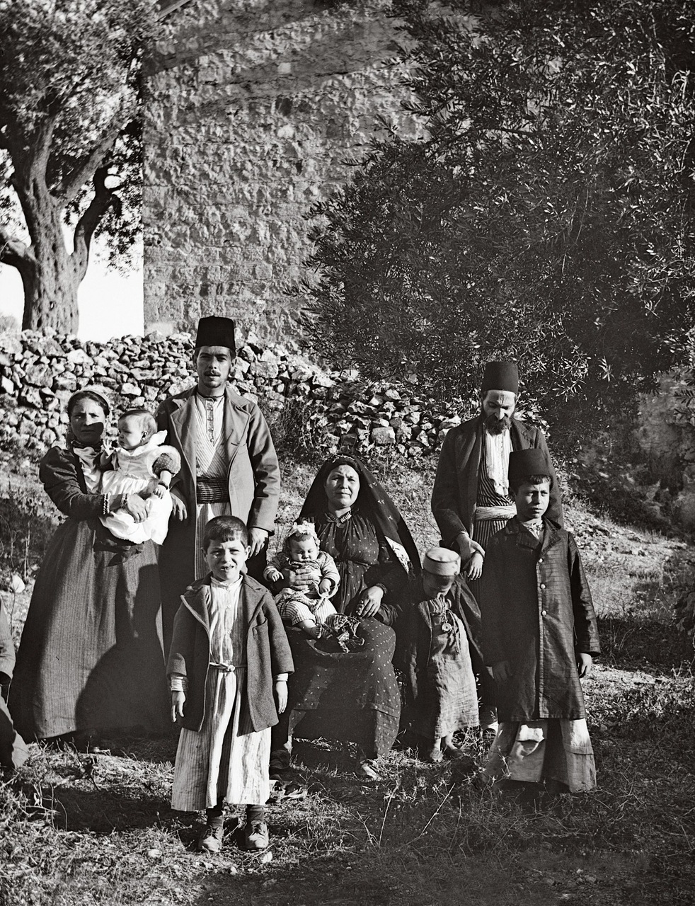 Группа евреев-ашкенази. Палестина. 1900-1920 гг.